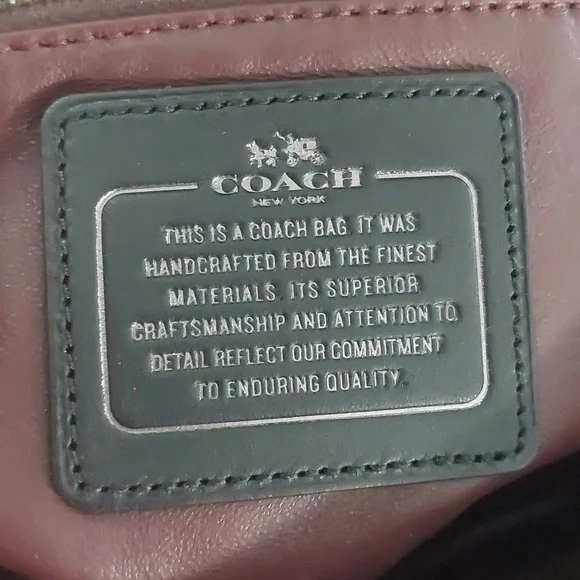 Coach Tea Rose Bag - Picture 8 of 9